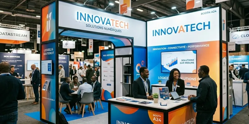 Location de stand à Abidjan : pourquoi le modulaire est-il 40 % plus rentable que le bois ?