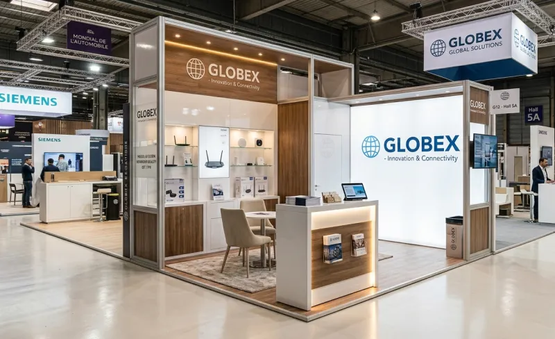 Stand modulaire 18 m² à Abidjan : prix et configurations